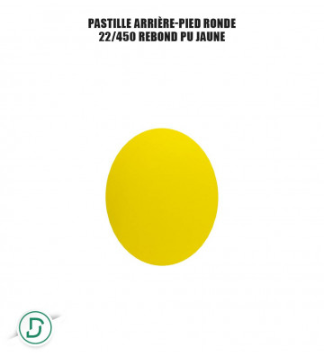 Pastille arrière-pied ronde (lot de 5 paires)