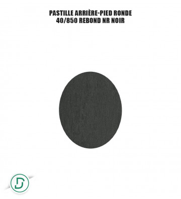 Pastille arrière-pied ronde (lot de 5 paires)