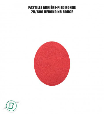 Pastille arrière-pied ronde (lot de 5 paires)