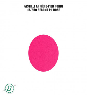 Pastille arrière-pied ronde (lot de 5 paires)