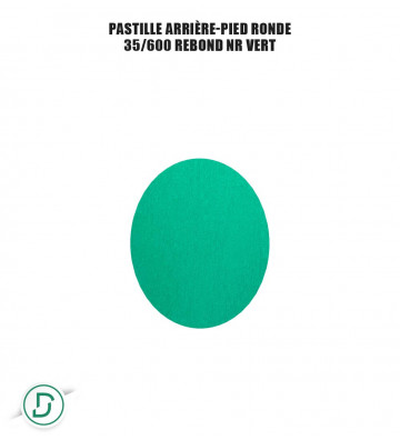 Pastille arrière-pied ronde (lot de 5 paires)