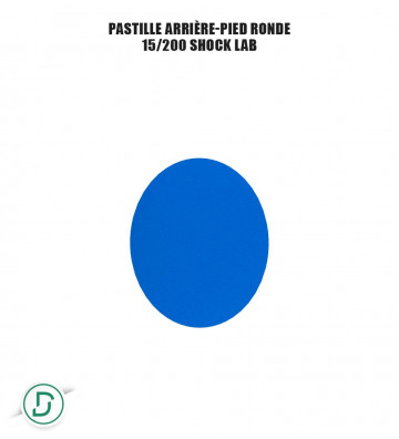 Pastille arrière-pied ronde (lot de 5 paires)