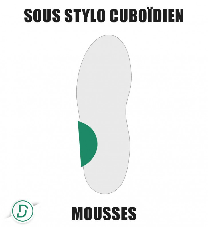 Sous Stylo Cuboïdien (SSC) mousses (lot de 5 paires)