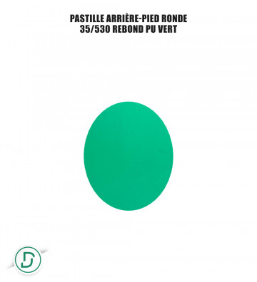 Pastille arrière-pied ronde (lot de 5 paires)