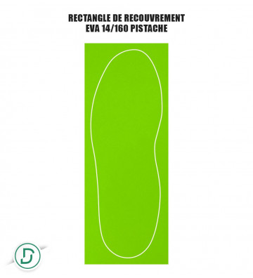 Rectangle de recouvrement EVA (lot de 5 paires)