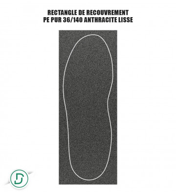 Rectangle de recouvrement PE (lot de 5 paires)