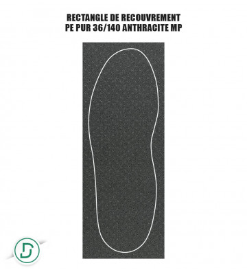 Rectangle de recouvrement PE (lot de 5 paires)