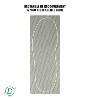 Rectangle de recouvrement Microfibre / Tissu (lot de 5 paires)