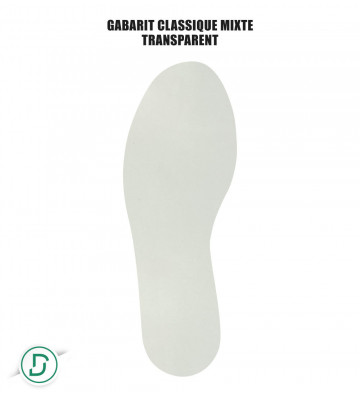 Gabarit classique mixte résines (lot de 5 paires)
