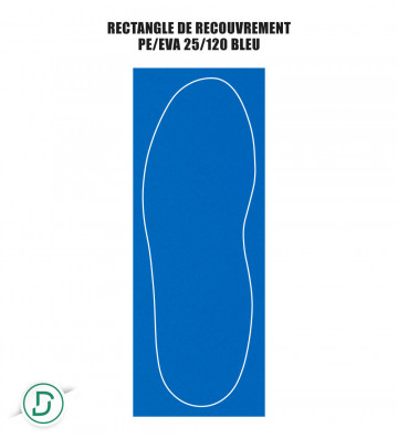 Rectangle de recouvrement PE/EVA (lot de 5 paires)