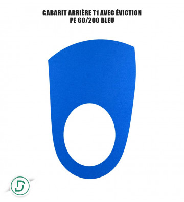 Gabarit Arrière T1 avec éviction mousses (lot de 5 paires)