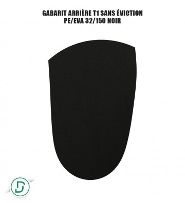 Gabarit Arrière T1 sans éviction mousses (lot de 5 paires)