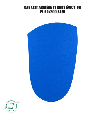 Gabarit Arrière T1 sans éviction mousses (lot de 5 paires)