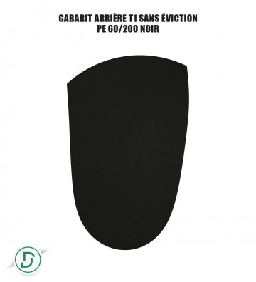 Gabarit Arrière T1 sans éviction mousses (lot de 5 paires)