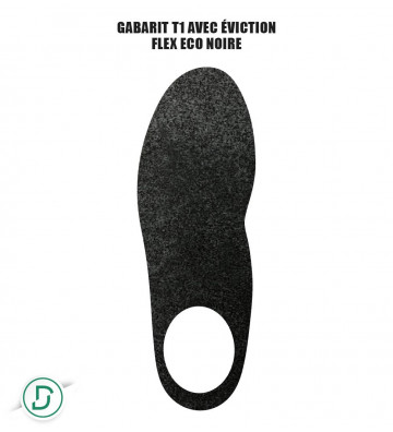 Gabarit T1 avec éviction résines (lot de 5 paires)