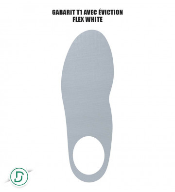 Gabarit T1 avec éviction résines (lot de 5 paires)