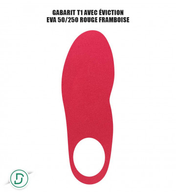 Gabarit T1 avec éviction mousses (lot de 5 paires)