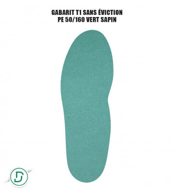 Gabarit T1 sans éviction PE (lot de 5 paires)