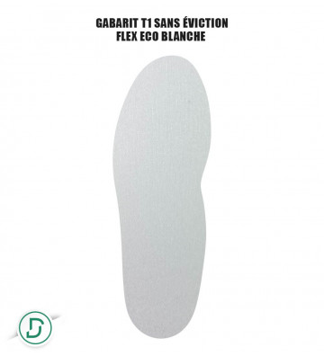 Gabarit T1 sans éviction résines (lot de 5 paires)