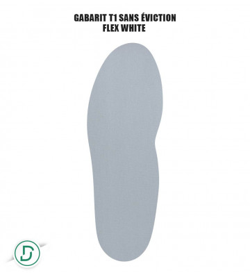 Gabarit T1 sans éviction résines (lot de 5 paires)