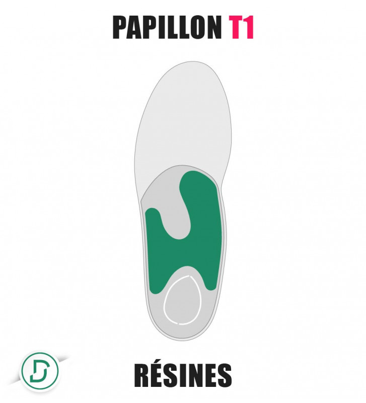 Papillon T1 résines (lot de 5 paires)