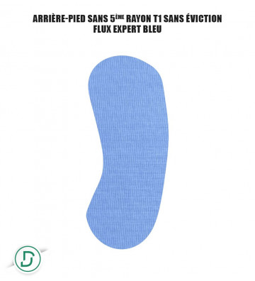 Arrière-pied sans 5eme rayon T1 sans éviction résines (lot de 5 paires)