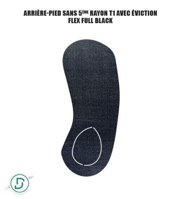 Arrière-pied sans 5ème rayon T1 avec éviction résines (lot de 5 paires)