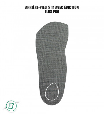 Arrière-pied ¾ T1 avec éviction résines (lot de 5 paires)