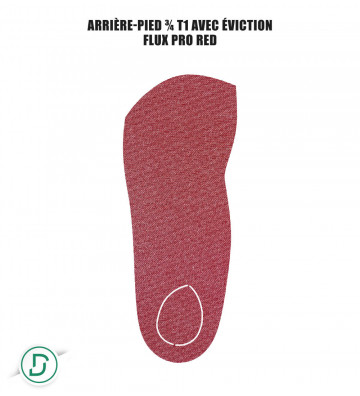 Arrière-pied ¾ T1 avec éviction résines (lot de 5 paires)