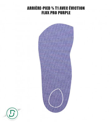 Arrière-pied ¾ T1 avec éviction résines (lot de 5 paires)