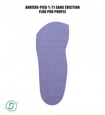Arrière-pied ¾ T1 sans éviction résines (lot de 5 paires)