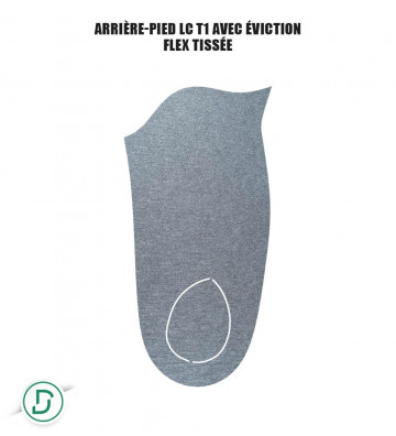 Arrière-pied LC T1 avec éviction résines (lot de 5 paires)