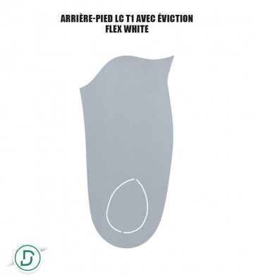 Arrière-pied LC T1 avec éviction résines (lot de 5 paires)