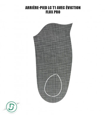 Arrière-pied LC T1 avec éviction résines (lot de 5 paires)