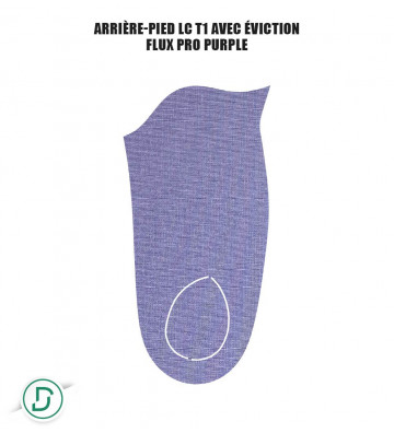 Arrière-pied LC T1 avec éviction résines (lot de 5 paires)