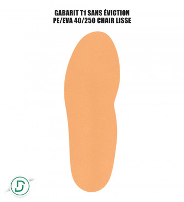 Gabarit T1 sans éviction PE/EVA (lot de 5 paires)