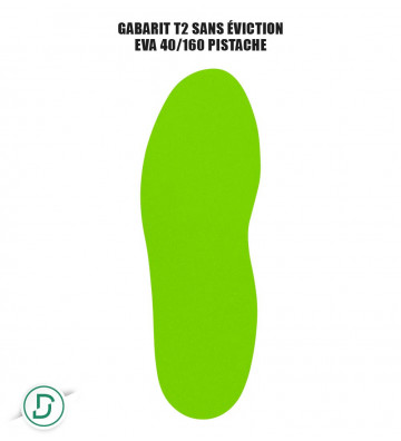 Gabarit T2 sans éviction EVA (lot de 5 paires)