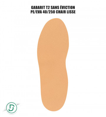 Gabarit T2 sans éviction PE/EVA (lot de 5 paires)