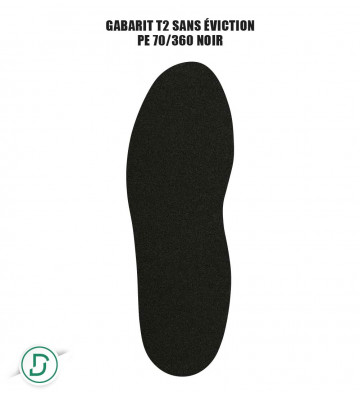 Gabarit T2 sans éviction PE (lot de 5 paires)