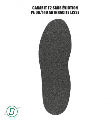 Gabarit T2 sans éviction PE (lot de 5 paires)