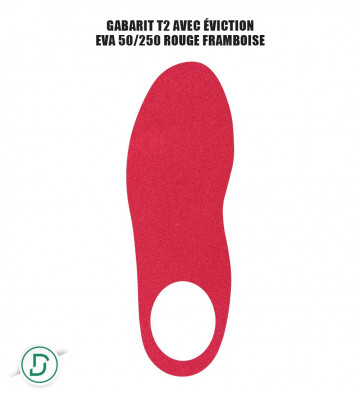 Gabarit T2 avec éviction EVA (lot de 5 paires)