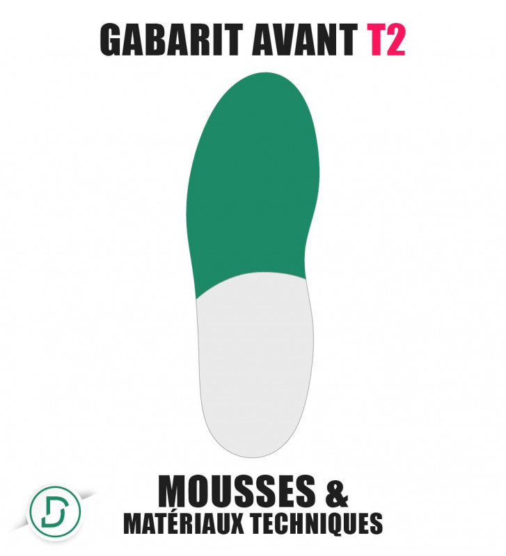 Gabarit Avant T2 (lot de 5 paires)