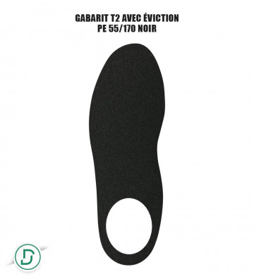 Gabarit T2 avec éviction PE (lot de 5 paires)