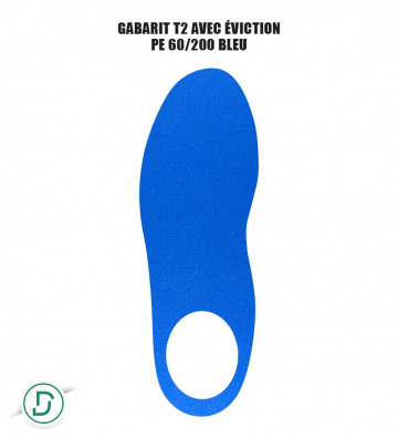 Gabarit T2 avec éviction PE (lot de 5 paires)