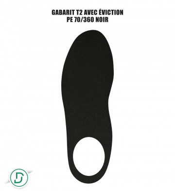 Gabarit T2 avec éviction PE (lot de 5 paires)