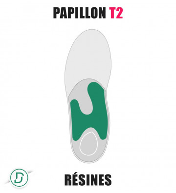 Papillon T2 résines (lot de 5 paires)
