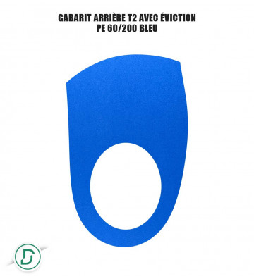 Gabarit Arrière T2 avec éviction mousses (lot de 5 paires)