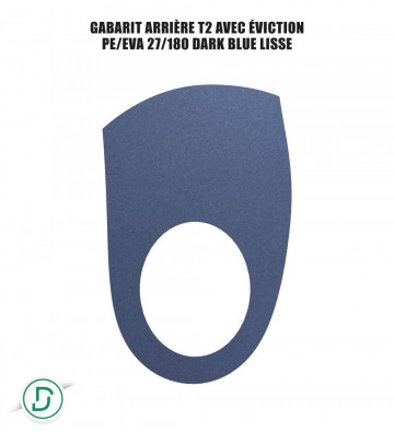 Gabarit Arrière T2 avec éviction mousses (lot de 5 paires)