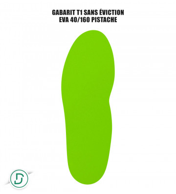 Gabarit T1 sans éviction EVA (lot de 5 paires)