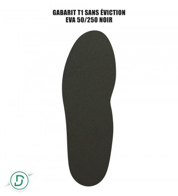Gabarit T1 sans éviction EVA (lot de 5 paires)